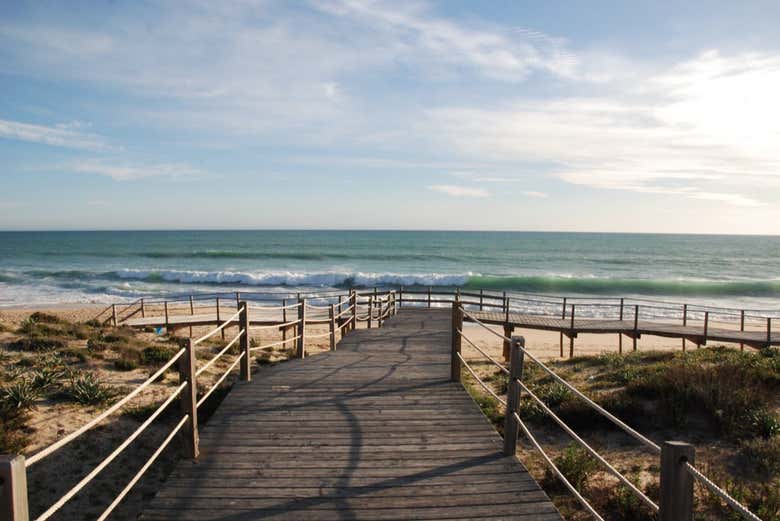 Passarela até a praia de Albufeira