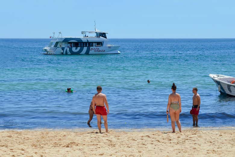 Bateau pendant la balade