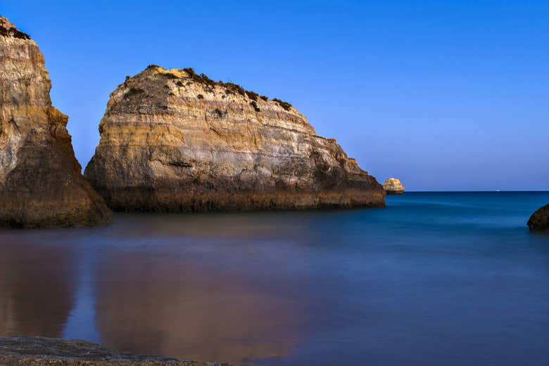 Costa de Albufeira ao entardecer