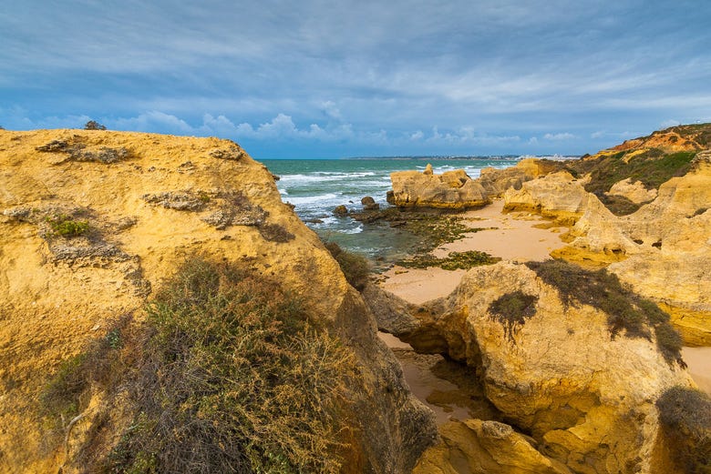 Formazioni rocciose di Praia da Gale 