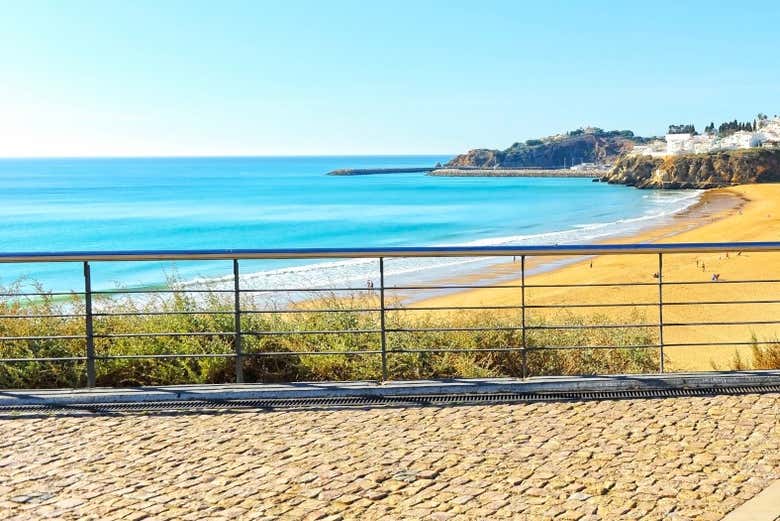 Vistas da praia de Albufeira