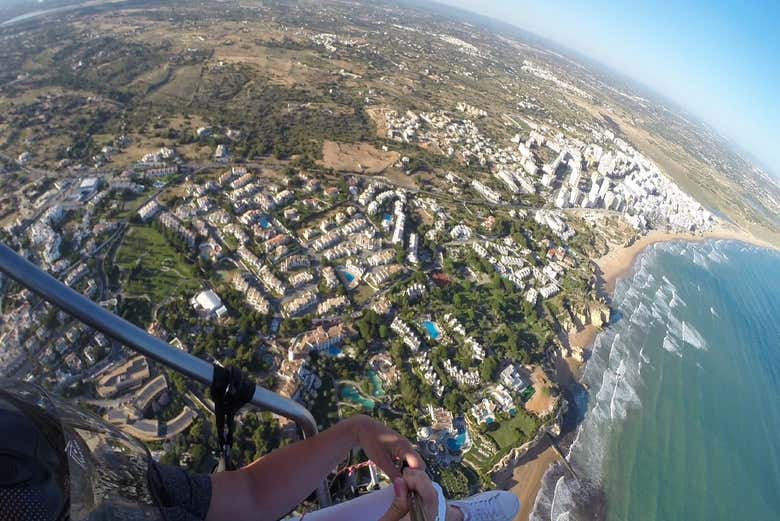 Vistas aéreas da zona que sobrevoaremos