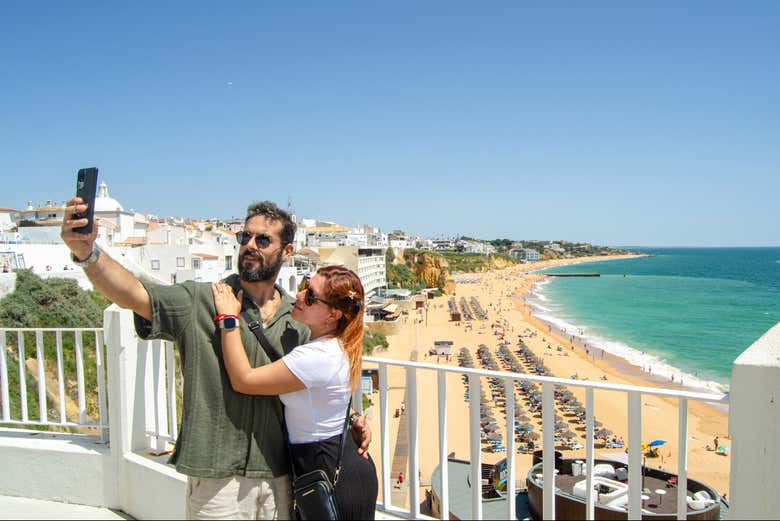 Selfie en el mirador Pau da Bandeira