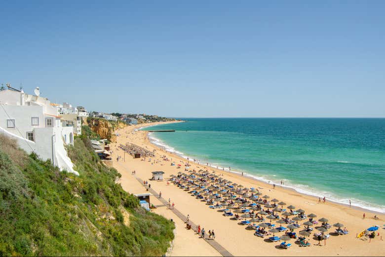 Peneco, una de las playas de Albufeira
