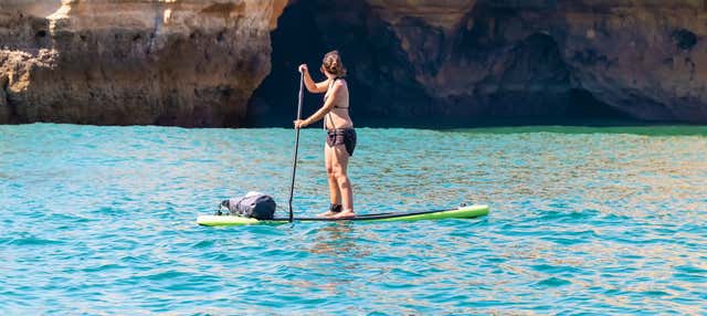 Paddle surf por las cuevas de Albufeira