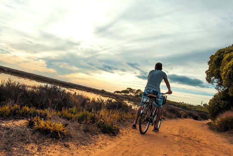 Ruta en bici por el Parque Natural de la Ría Formosa