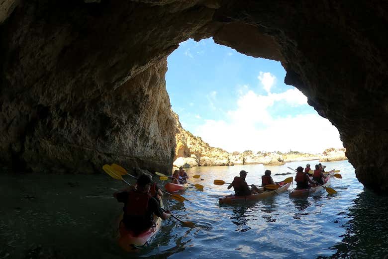 Esploreremo le grotte marine dell'Algarve