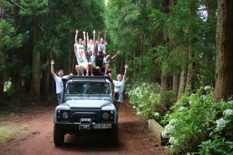 Diretti a Terceira in jeep