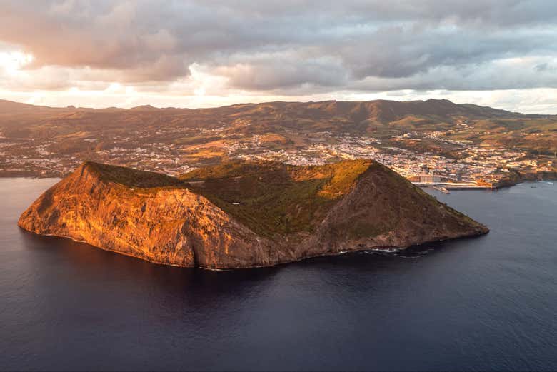 Il Monte Brasil Caldeira al tramonto