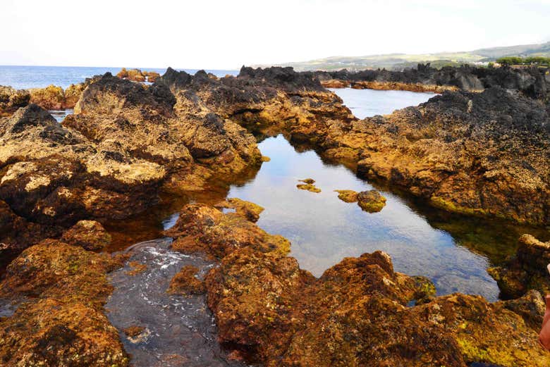 Las piscinas de Biscoitos se hallan al norte de Terceira