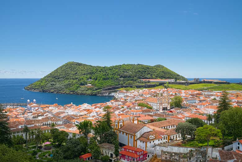 Monte Brasil, situado al sur de Terceira
