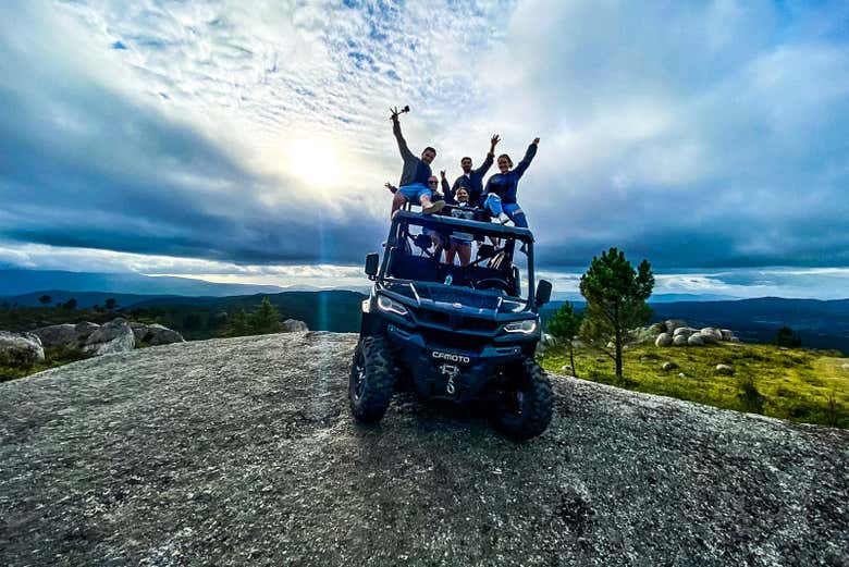 Enjoying the buggy tour around Arcos de Valdevez