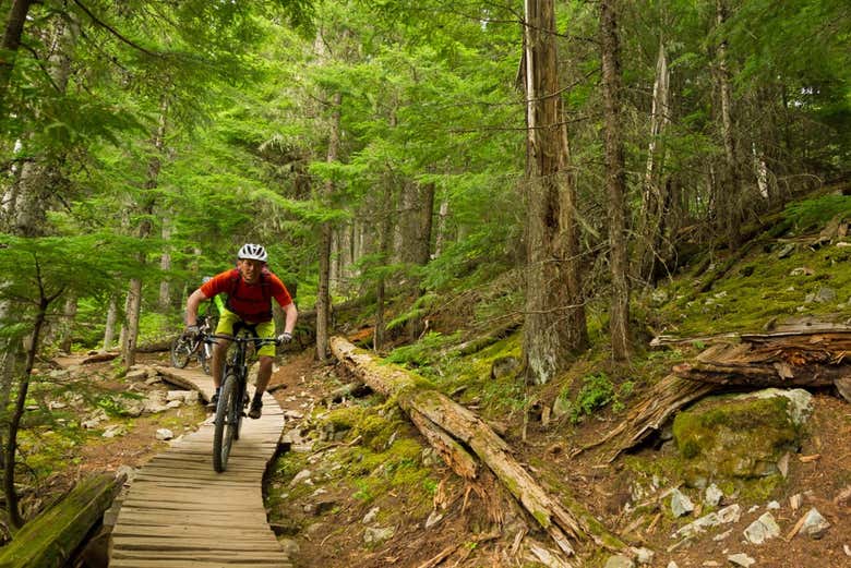 Disfrutando de una ruta ciclista por el norte de Portugal