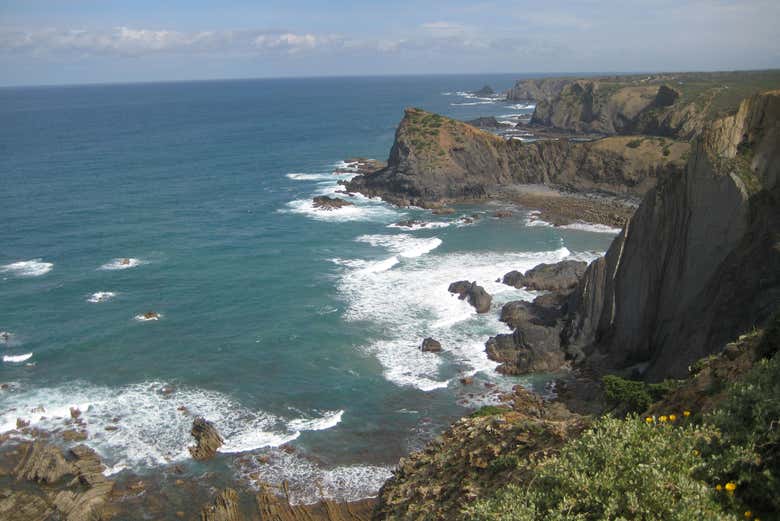 Costa do sul de Portugal