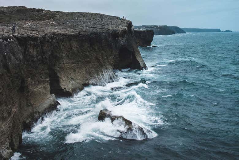 Steep cliffs of the Algarve