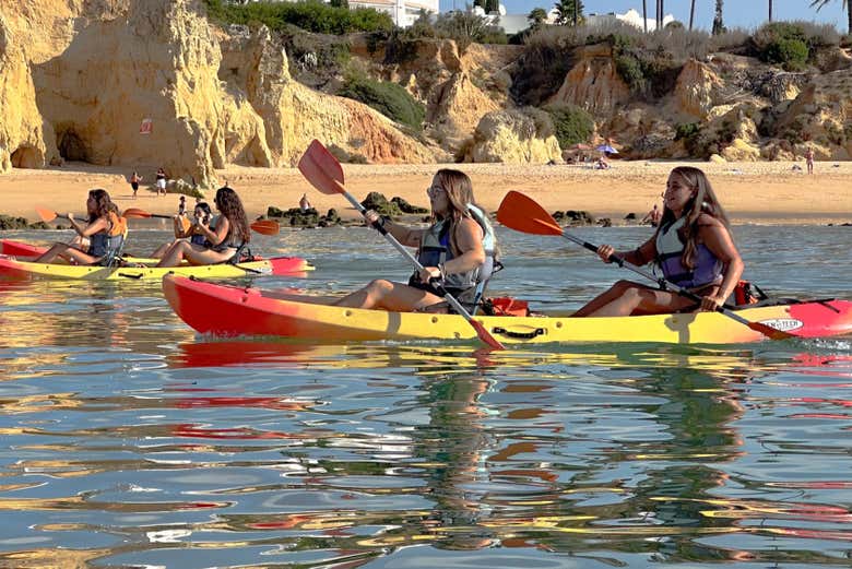 ¡Comenzamos el tour en kayak!