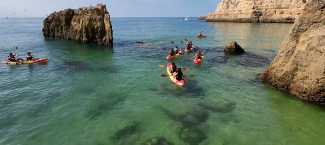 Tour de caiaque pelas grutas de Armação de Pêra