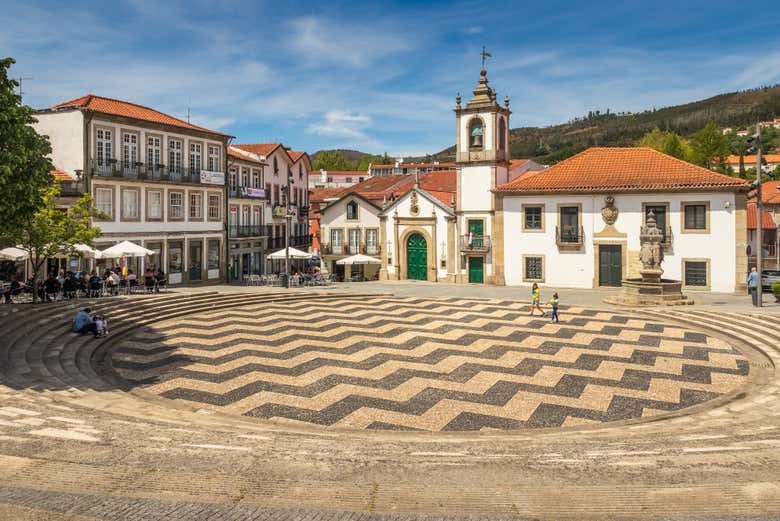 Desfrutando da visita guiada por Arouca
