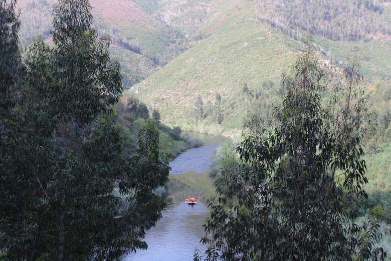 Navegando por el río Paiva
