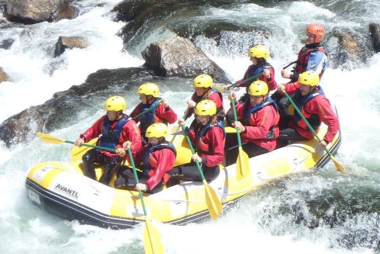 Attività di rafting sul fiume Paiva
