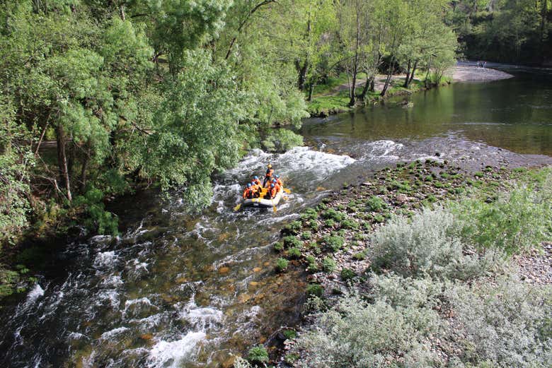 Surcando las aguas del río Paiva