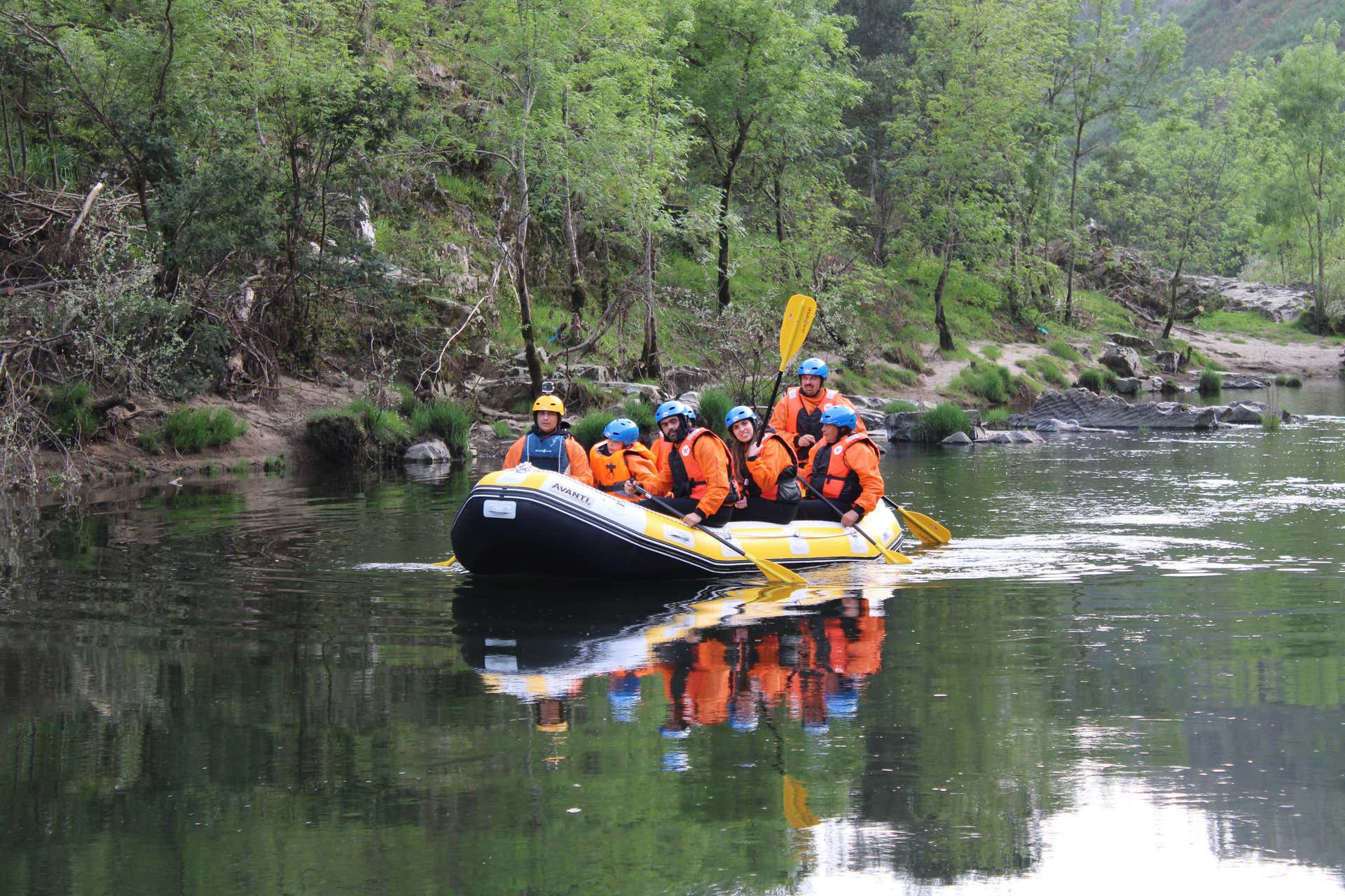 Rafting en el río Paiva