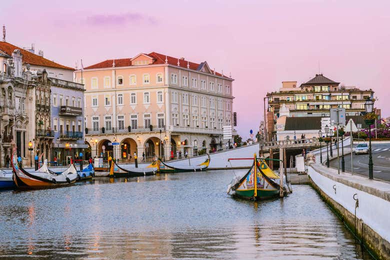 Aveiro al atardecer