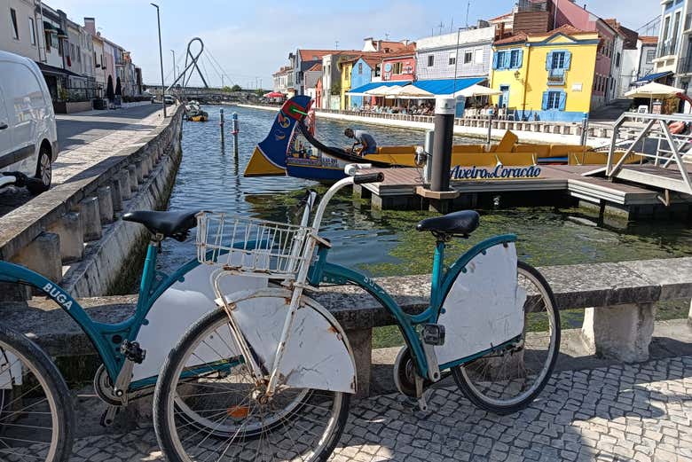 La bicicleta para recorrer Aveiro
