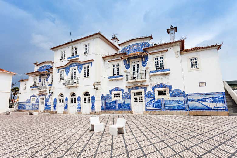 A famous old station in Aveiro