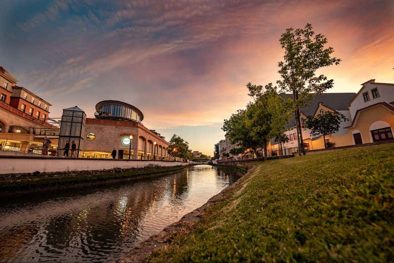 Entardecer em Aveiro