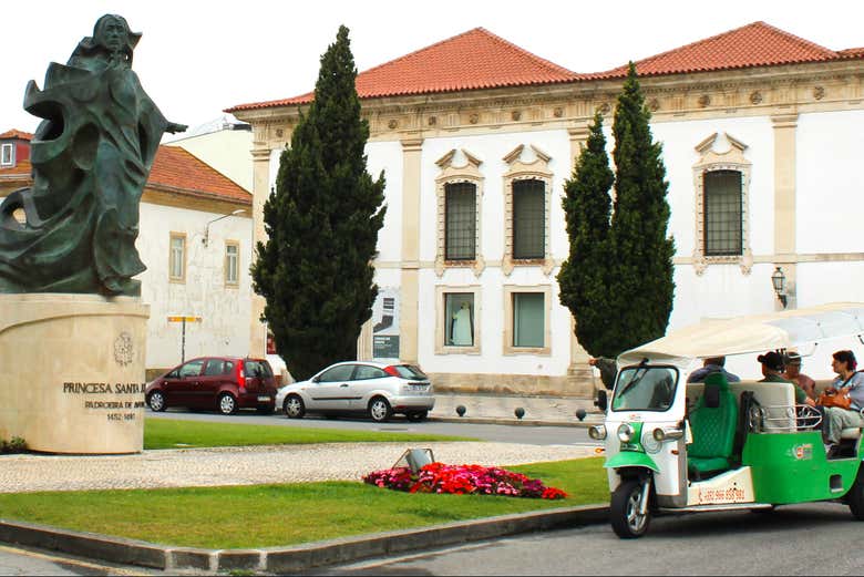Paseando por Aveiro en tuk tuk