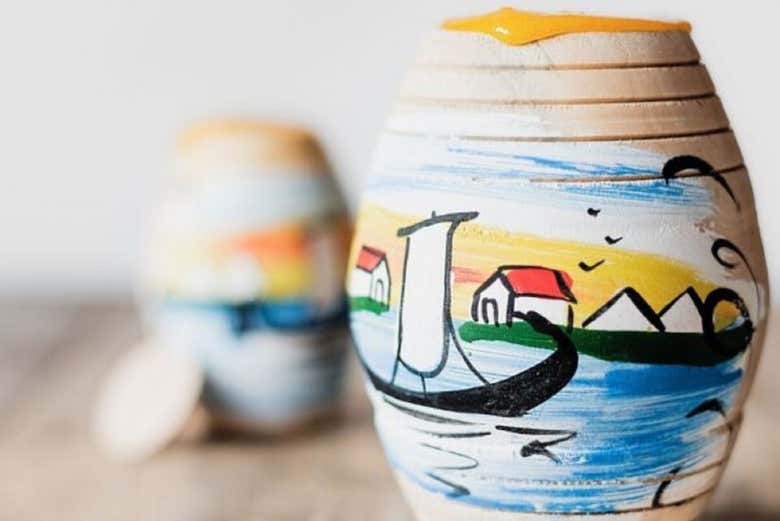 Barricas de ovos moles