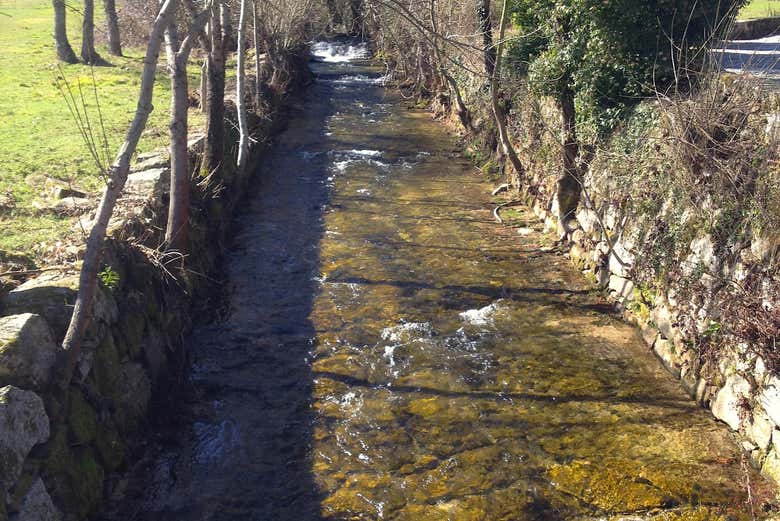 Un petit cours d'eau