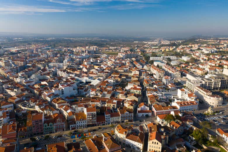 Vue aérienne sur Caldas da Rainha