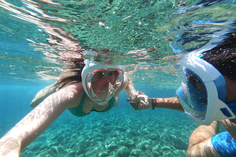 Snorkelling at Ponta de São Lourenço