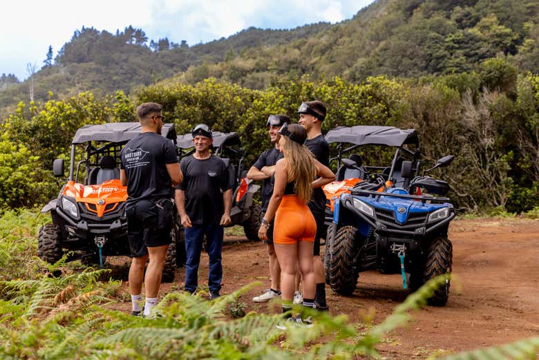 Preparando a rota de buggy pelo Caniçal e seus arredores