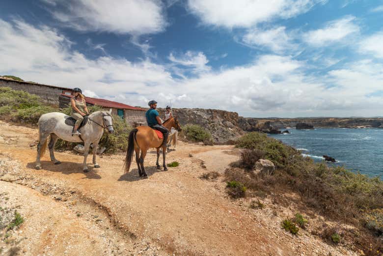Una rilassante passeggiata a cavallo