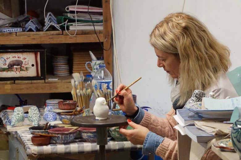 Fabbrica di ceramica a Porches