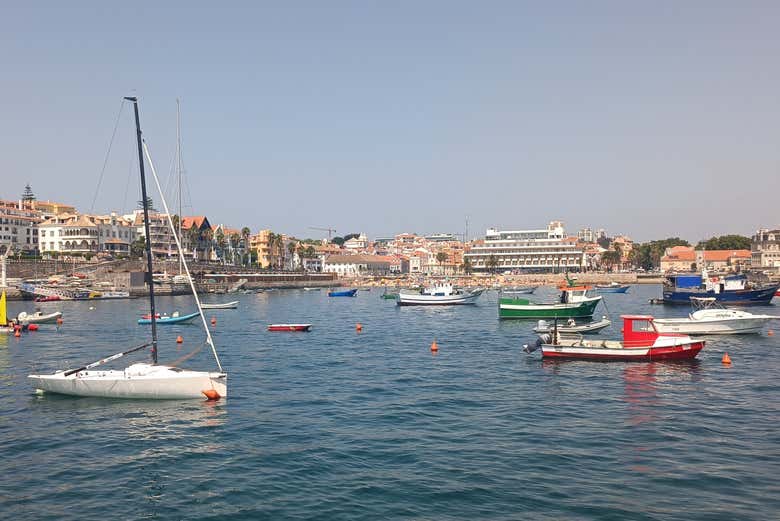 Navegando por la bahía de Cascais