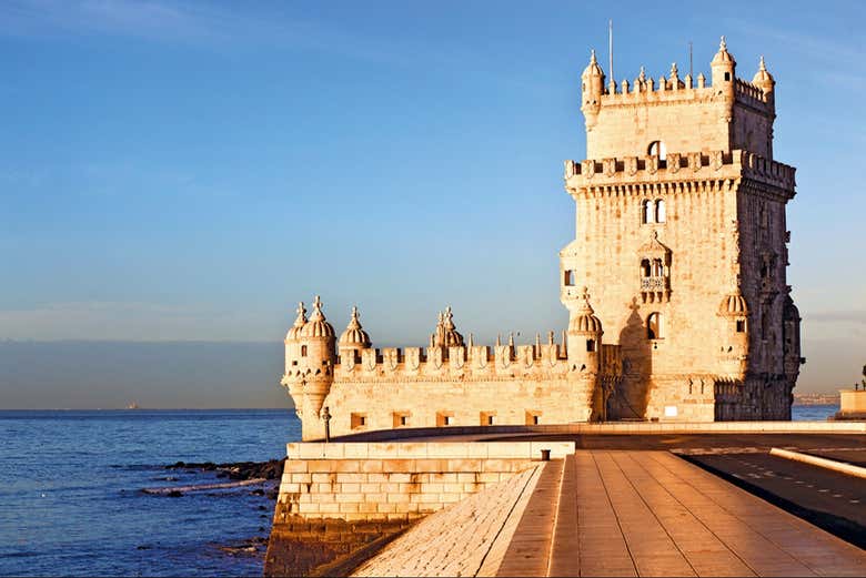 Pôr do sol na Torre de Belém