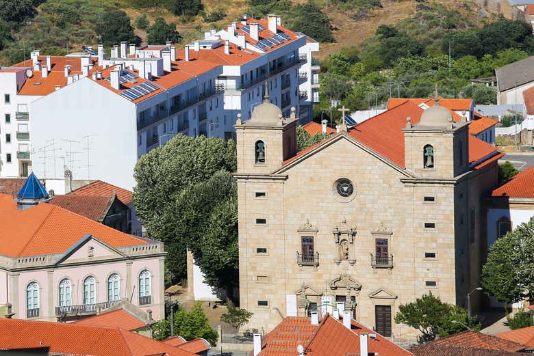 Panorâmica da catedral de Castelo Branco