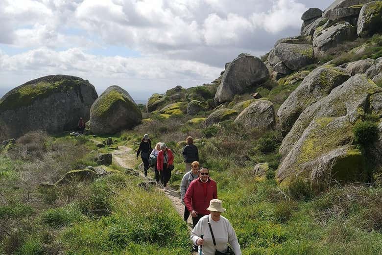 Durante a caminhada