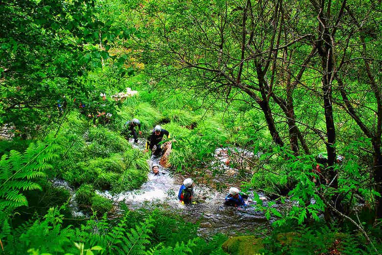 Senderismo acuático en el Parque Nacional Peneda-Gerês