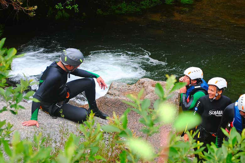 Canyoning dans le nord du Portugal