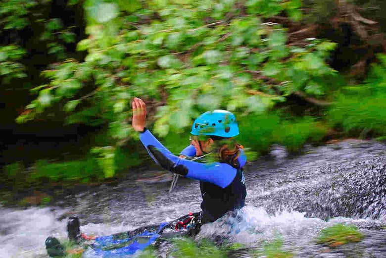 Activité aquatique à Castro Laboeiro
