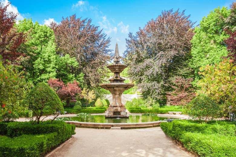 Fuente en el Jardín Botánico