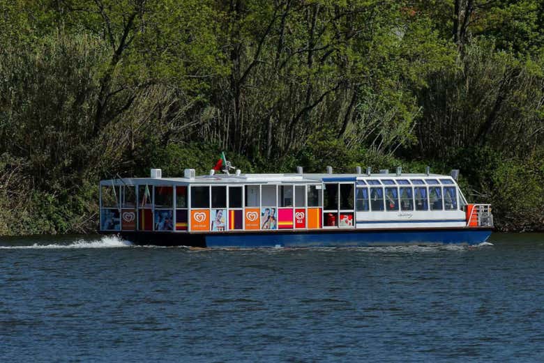 Barca sul fiume Mondego