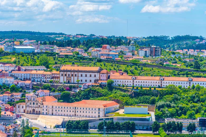 Vista aérea del Monasterio de Santa Clara-a-Nova