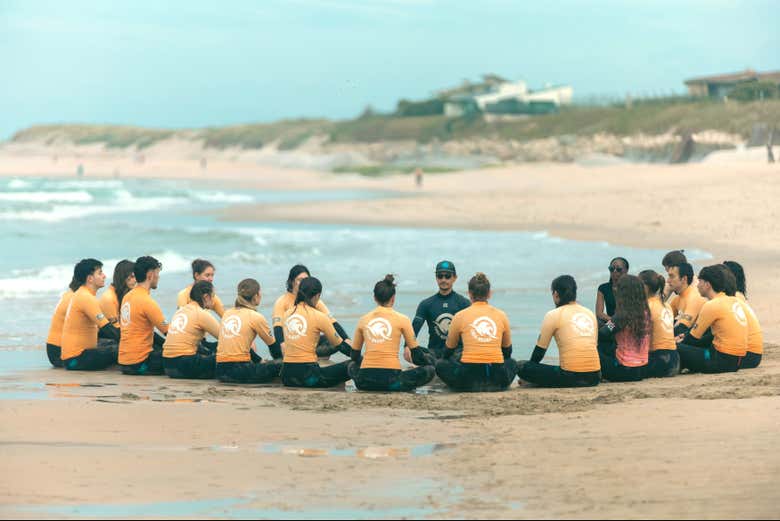 Ready for this surf lesson?