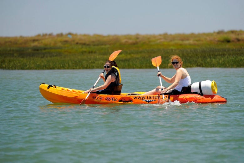 Faites du kayak la Ría Formosa